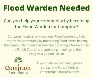  - Volunteer Flood Warden Needed