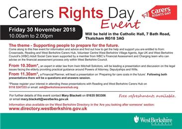  - Carers Rights Event