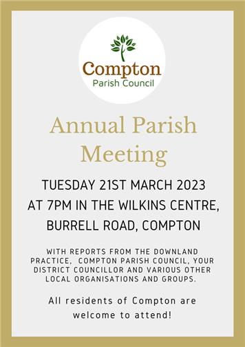  - Annual Parish Meeting 21st March 2023