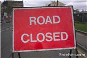 Road Closures 25th July - 2nd September 2022